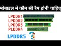 Type Of Memory in Mobile | which type of ram mobile should have