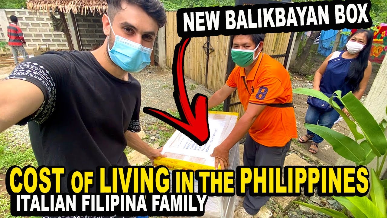 WE RECEVED A NEW BALIKBAYAN BOX  COST OF LIVING IN THE PHILIPPINES