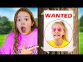 Amelia is wanted by the police funny adventure with avelina