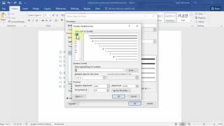 Defining Multi Level Lists