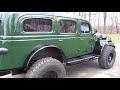1941 dodge carryall wc-53 4 door cummins by precision power wagons
