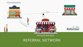 Referrizer - Partner up with nearby businesses to get more referrals.