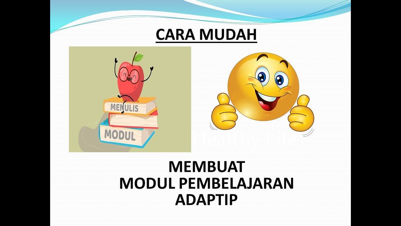 CARA MEMBUAT MODUL PEMBELAJARAN ADAPTIP 1 HALAMAN DENGAN MUDAH 