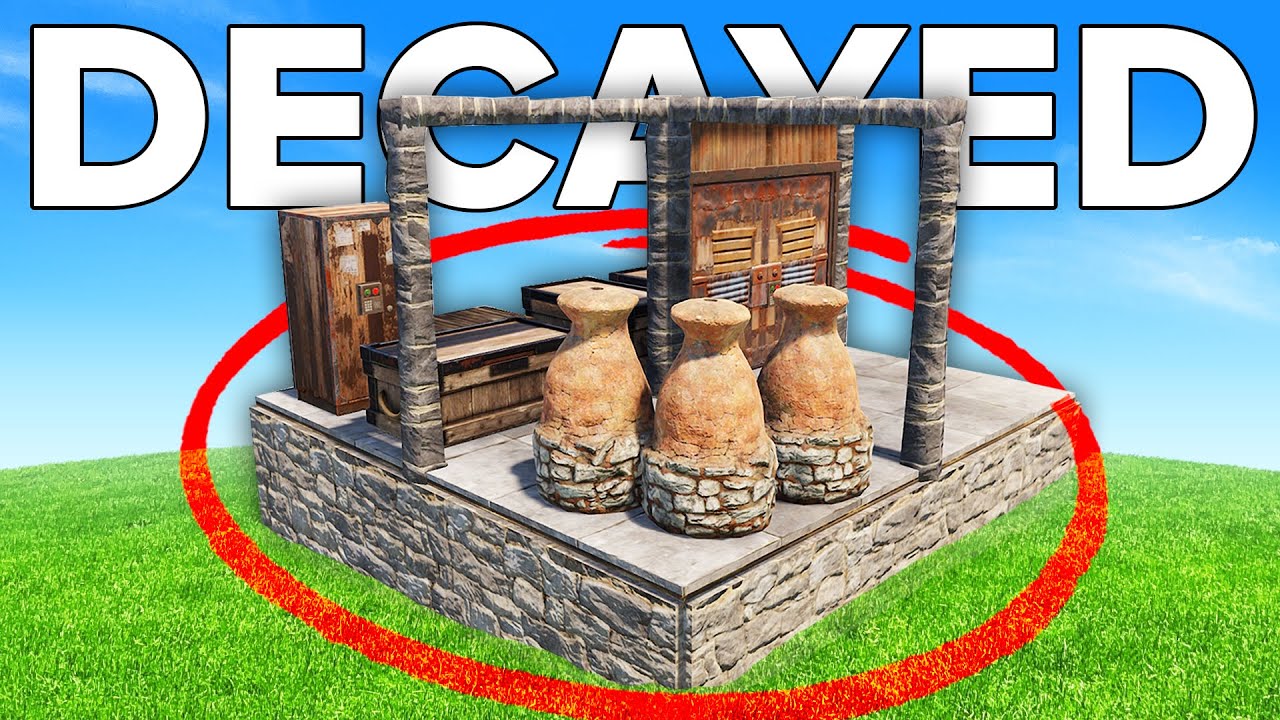 I took over a decayed base... Rust YouTube