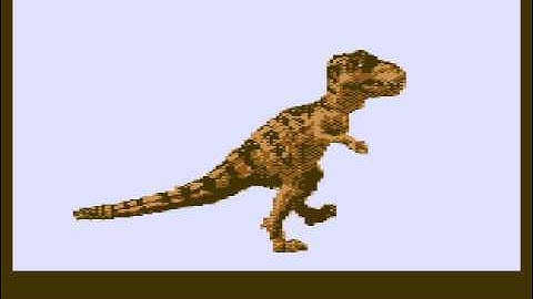 Atari 8-bit Diplodok (animation)