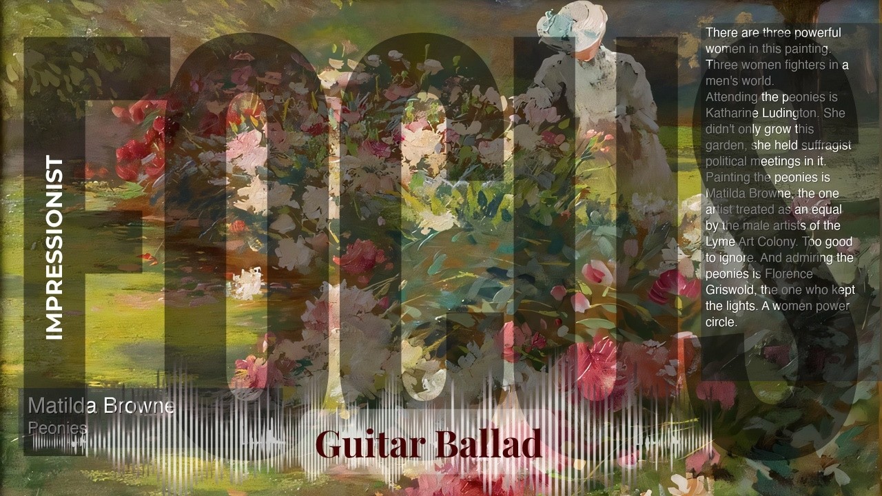 Focus - Guitar Ballad with Impressionist | Browne · Peonies & others