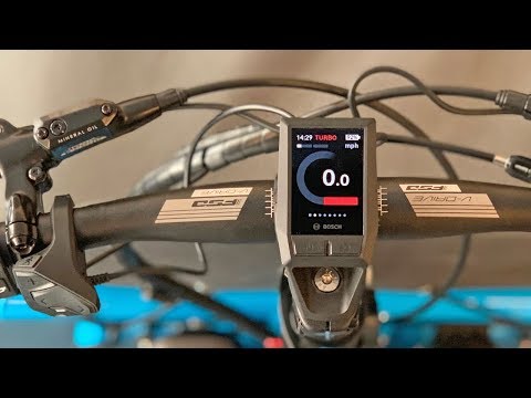 Bosch Kiox Electric Bike Display Settings