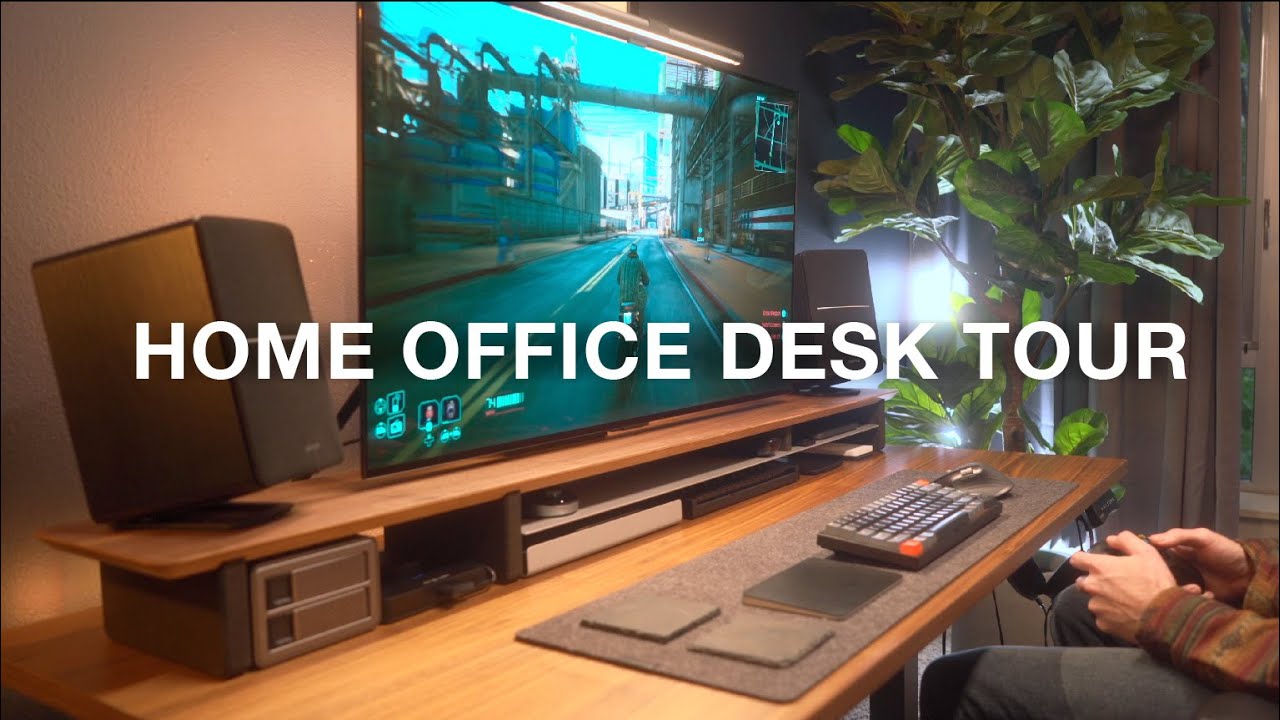 Office Tour: Home Office Desk Setup - VIV & TIM