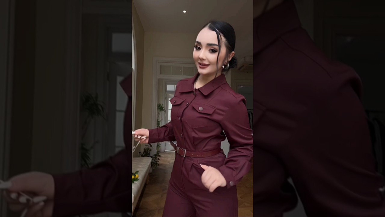 denim double pocket shirts & loose pant girls dress 