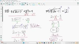 Algebra 2 Chapter 5 Review (2)