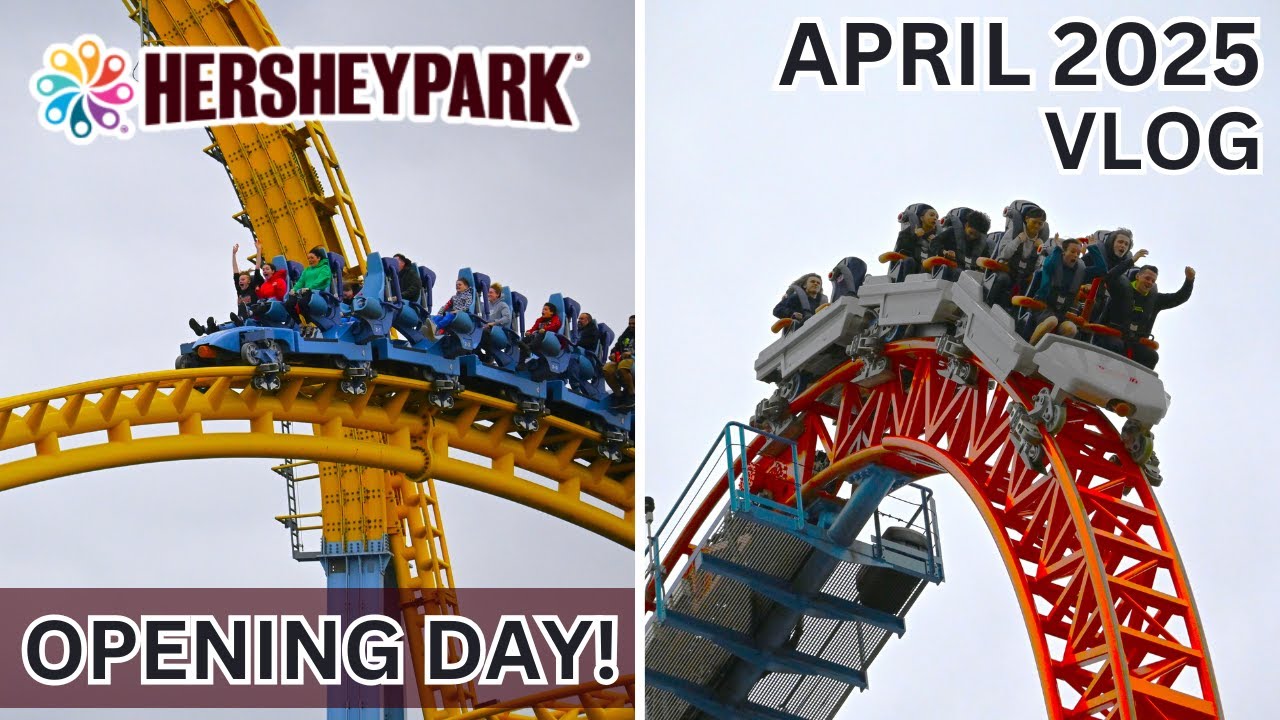 Hersheypark Vlog April 2025 | OPENING DAY!