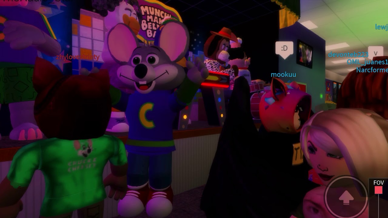 Chuck E. Cheese's Bel Air, MD We all celebrating Mooku's Birthday (Roblox)