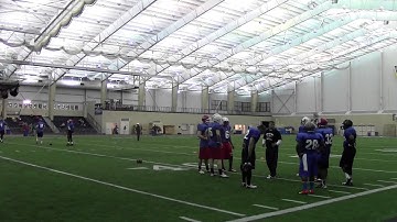 2013 BSN Collegiate Showcase Running Back Drills