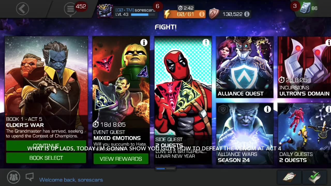 [MCoC] How to defeat Act 4 Venom (4.3.6)