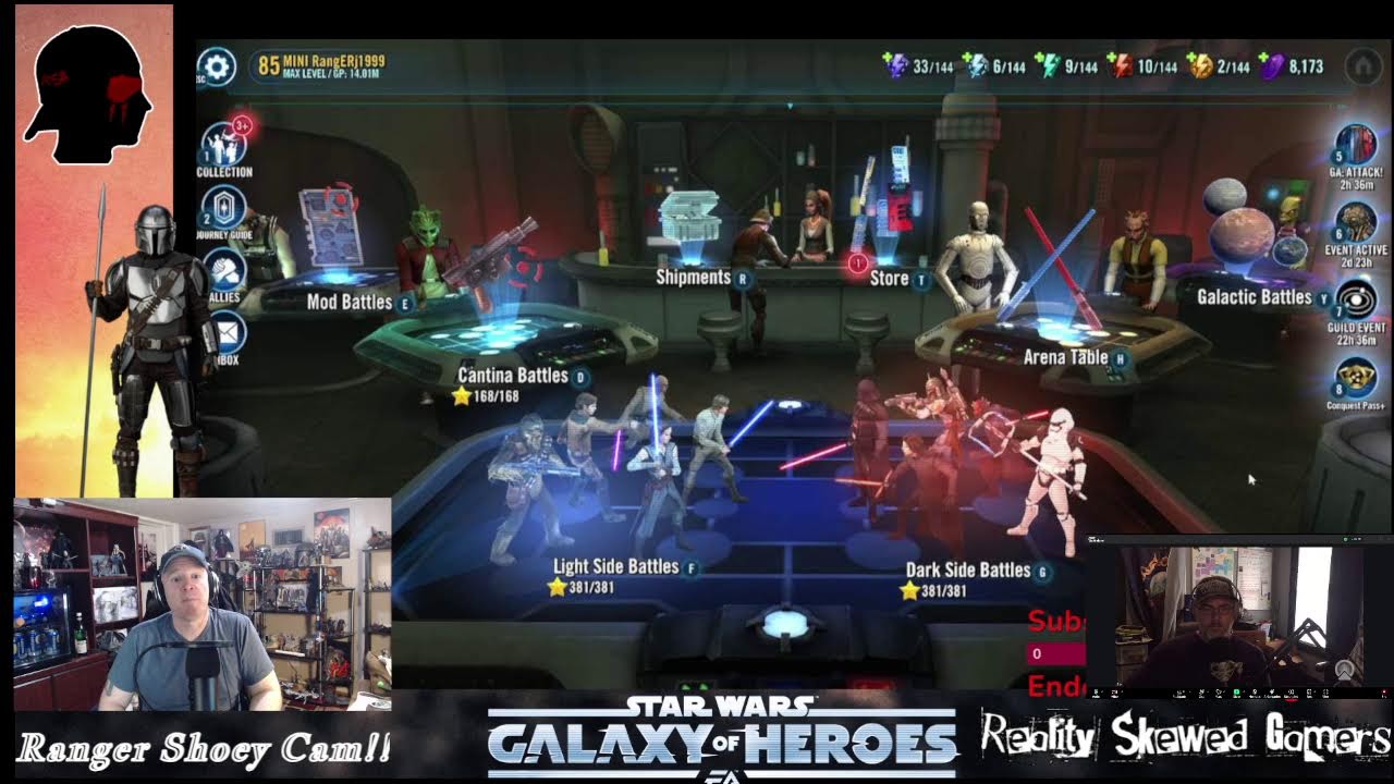 Star Wars Galaxy of Heroes Jedi Academy Episode 387 :SWGOH DISCUSION and Q & A Fun!!