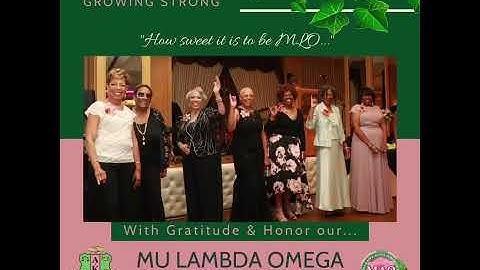 Mu Lambda Omega - 42nd Chapter Anniversary Slide Show