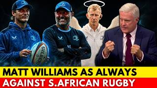 🚨MATT WILLIAMS SHIELDS CULLEN AND TARGETS NIENABER | SPRINGBOKS NEWS