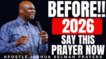 2026 HEAR THE WORD OF THE LORD — THIS IS MY YEAR OF DIVINE SETTLEMENT || APOSTLE JOSHUA SELMAN