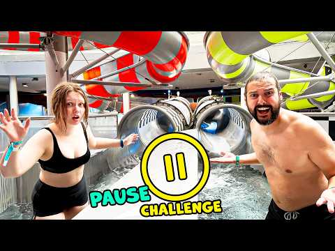 XXL BREAK CHALLENGE AT THE WATERPARK with Kaan, Dania, Katja & Claudio! Therme Erding Slides