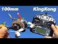 KINGKONG FLY EGG 100 100mm Mini FPV Racing Drone Flysky BNF