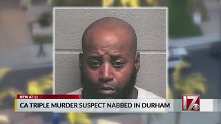 Man wanted in Los Angeles triple killing arrested in Durham