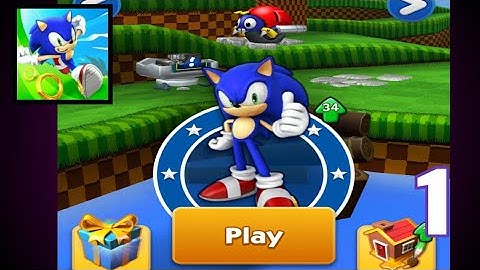 Sonic Dash - Gameplay part 1. Defeating Eggman.