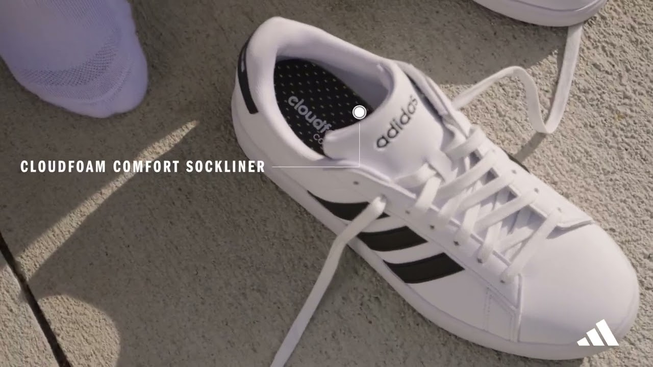 adidas Women's Grand Court 2.0 Tennis Shoe Link In Description