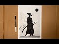 Easy Samurai Warrior Drawing | Step by Step Sketching #easydrawing #kidsdrawing #samurai