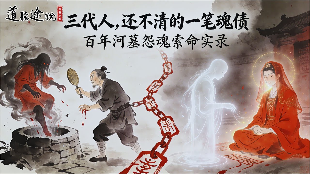 【民间故事：喊魂】继承祖业“喊魂人”后，我每晚都听见河里传来女人的笑声…｜道听途说