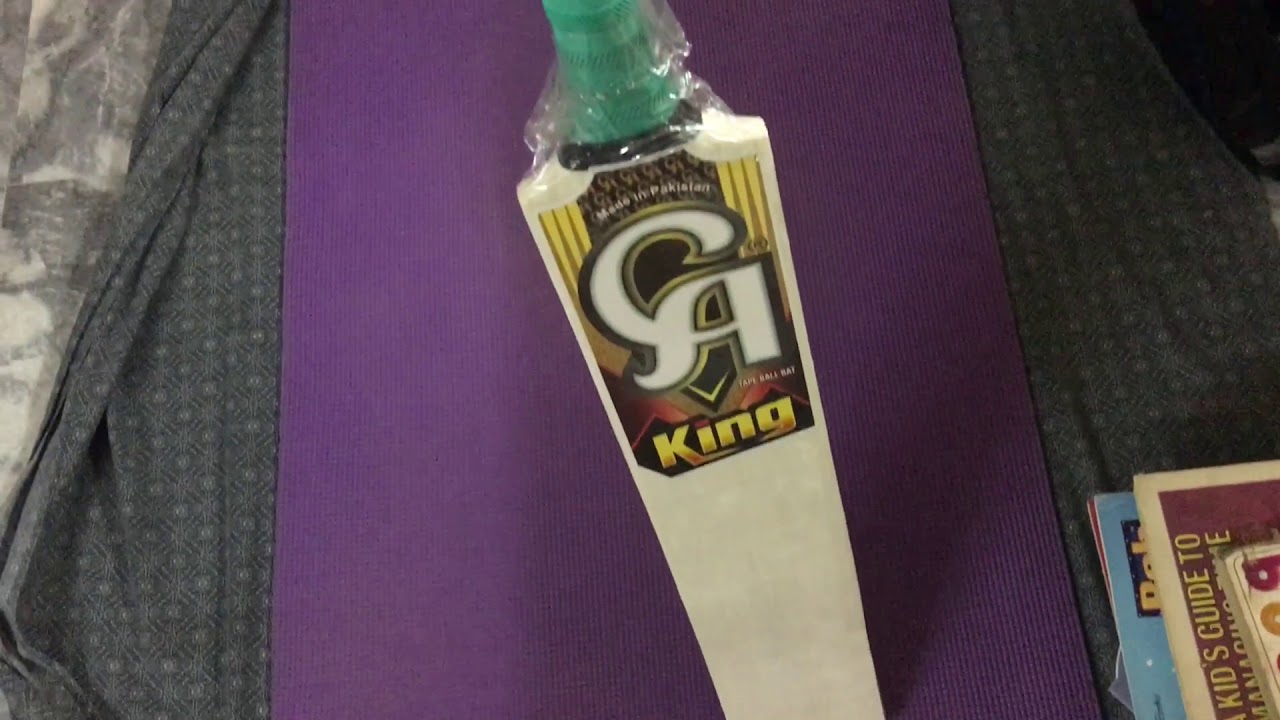 CA King Tape Ball Bat review (Urdu) YouTube