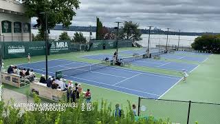 2 Seed vs 3 Seed! Katsiaryna Skachkova vs Gabby Davydov WSO Semifinals 1st Set
