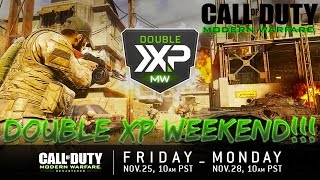 FIRST EVER MODERN WARFARE REMASTERED DOUBLE XP WEEKEND!!!