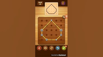Line Puzzle:String Art.Oak Level 21. Walkthrough.