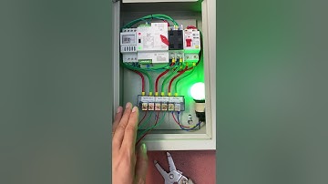 Cách lắp Bộ ATS chuyển nguồn tự động 2 công tơ điện, Đảo 15 ngày 1 lần