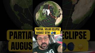 A Partial Solar Eclipse 👀 THIS WEEK! Don’t Miss It! 🌎🌙☀️