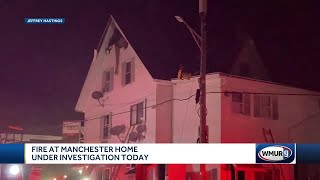 Fire at Manchester home under investigation