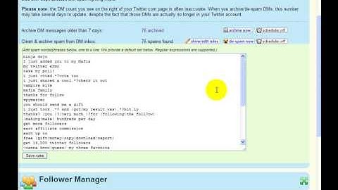 TweetSpinner~Anti-Spam for Twitter DMs