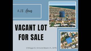 🏡 Build Your Dream Home Near the Beach | 0.18-Acre Residential Lot in Ormond Beach, FL