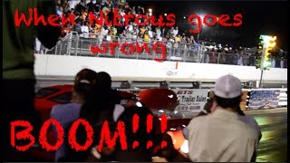 When Nitrous turns on you. Nitrous backfire, Hitman Grudge Racing