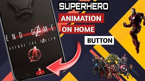 Enable Superhero Navigation Bar Animation On Android || coustmize your home screen button 🔥🔥⚡⚡