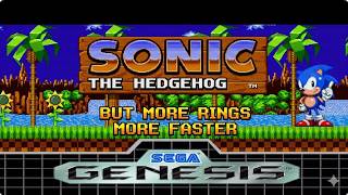 Sonic Hack Longplay - Sonic 1 But More Rings, More Faster