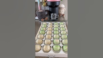 Nespresso restock ASMR ✨💚 #nespresso #coffee #coffeegirl #aesthetic #girl #bayarea #fyp #viral