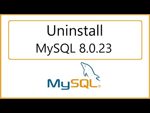 वीडियो: मैं MySQL सर्वर को अनइंस्टॉल कैसे करूं?