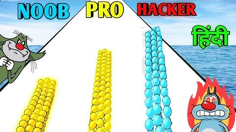 NOOB VS PRO VS HACKER | In Runner Pusher | With Oggy And Jack | Gamerz Rishav |