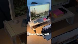 DIY monitor stand from PCBWay #desksetup #desksetup2026 #pcbway #monitorriser #studysetup