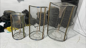 Lờ cá lóc cải tiến vành nhựa có 3 loại nhe mọi người #fishtrap