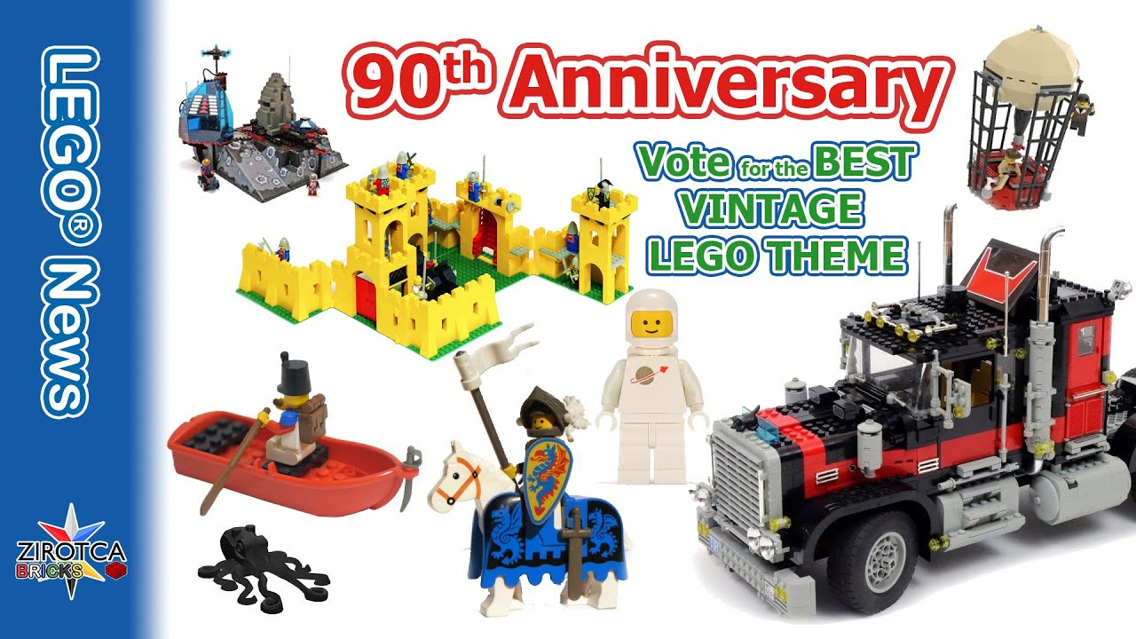 LEGO 90th Anniversary -LEGO IDEAS voting for the Best of LEGO Vintage Theme