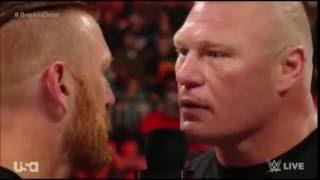 Brock Lesnar takes Heath Slater to Suplex City - WWE Raw August 15 2016
