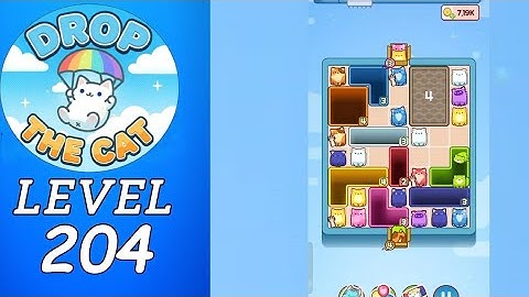 Drop The Cat Level 204 Walkthrough