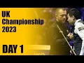 BIG ANNOUNCEMENT! Snooker UK Championship 2023. Day 1